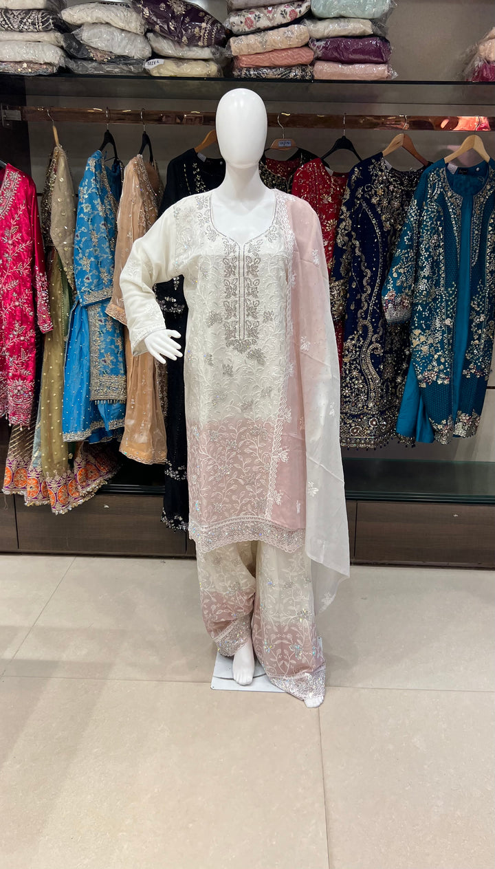 STONE WORK DESIGNER SUIT - MZS01