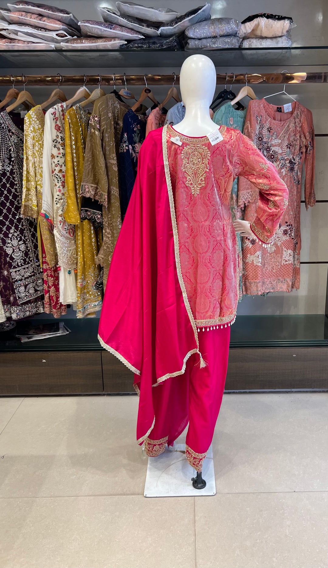 BANARASI PREMIUM OCCASION WEAR DESIGNER SUIT - MFLK01