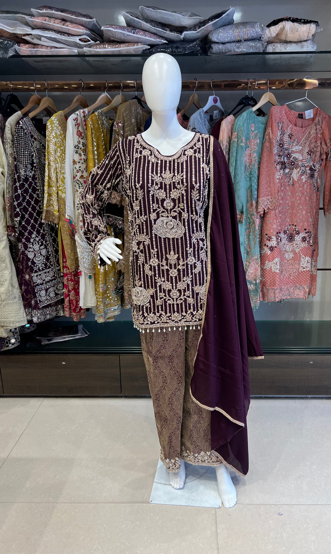 MIRA FESTIVE PARTY WEAR DESIGNER SUIT - MFLK03