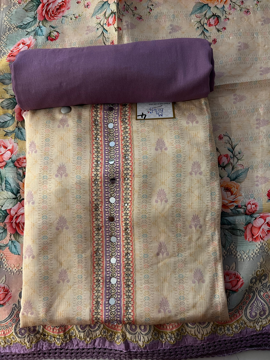 DESIGNER UNSTITCHED DRESS MATERIAL - NMIK04
