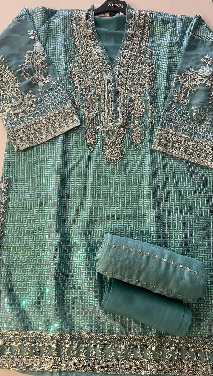 KASHMIRI FESTIVE DESIGNER  SUIT -IKNF19