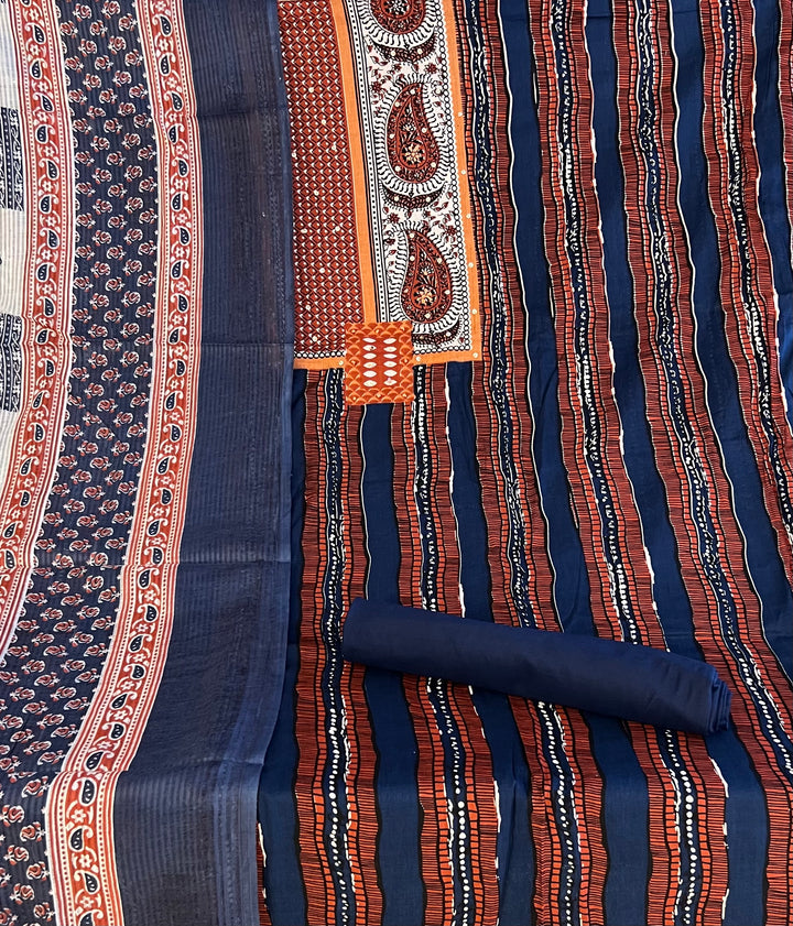 DESIGNER UNSTITCHED DRESS MATERIAL - BTMF34