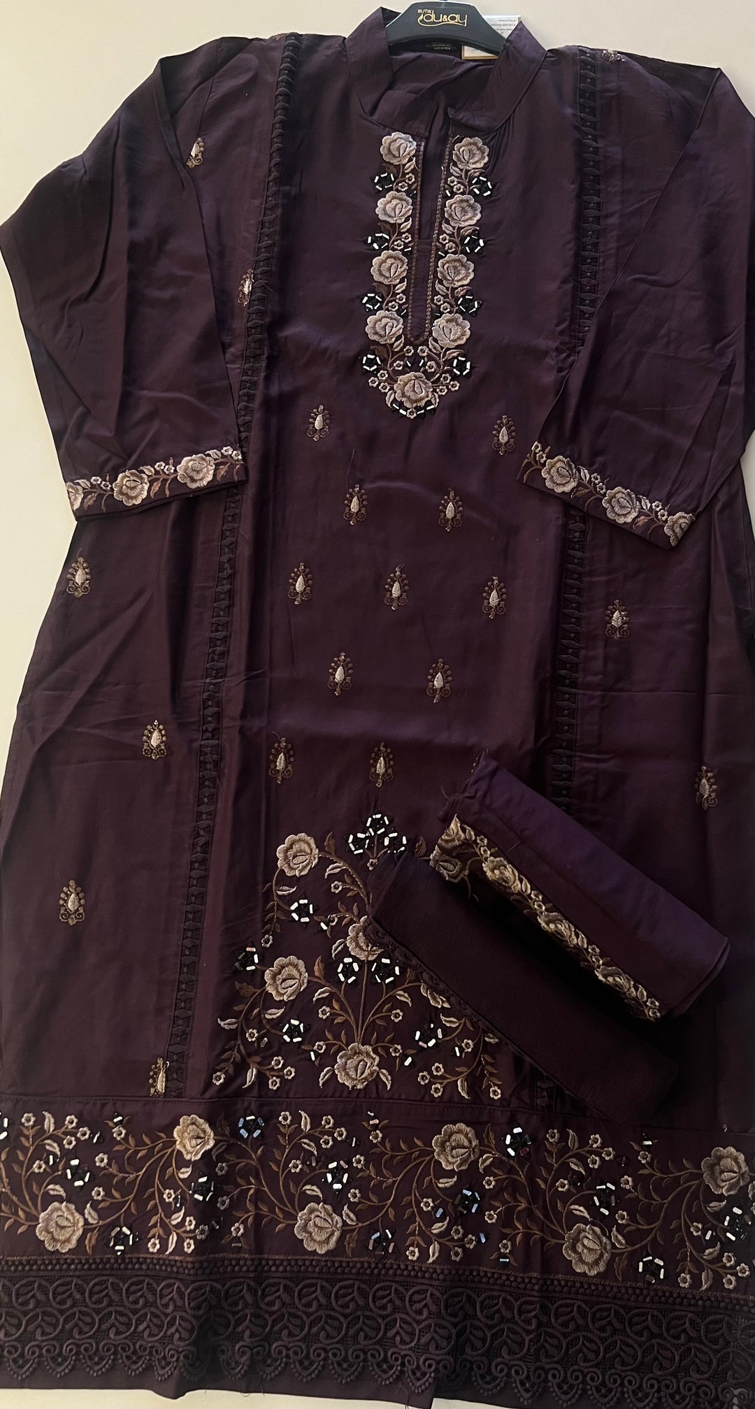 WORK DESIGNER EMBROIDERED SUIT - IKFB04