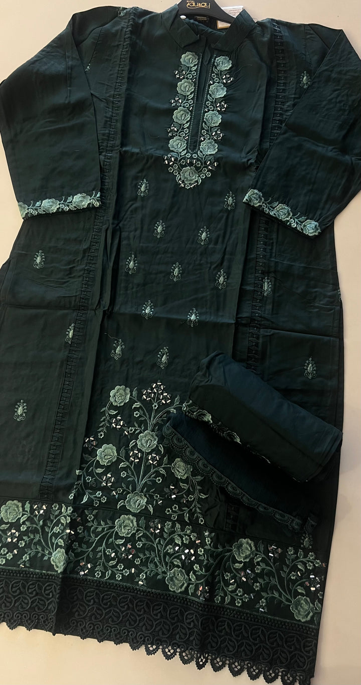 WORK DESIGNER EMBROIDERED SUIT - IKFB04