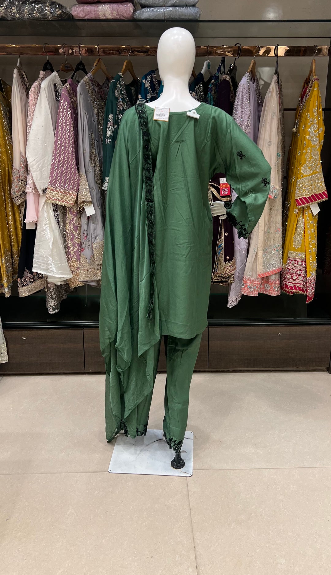 WORK DESIGNER EMBROIDERED SUIT - IKFB03