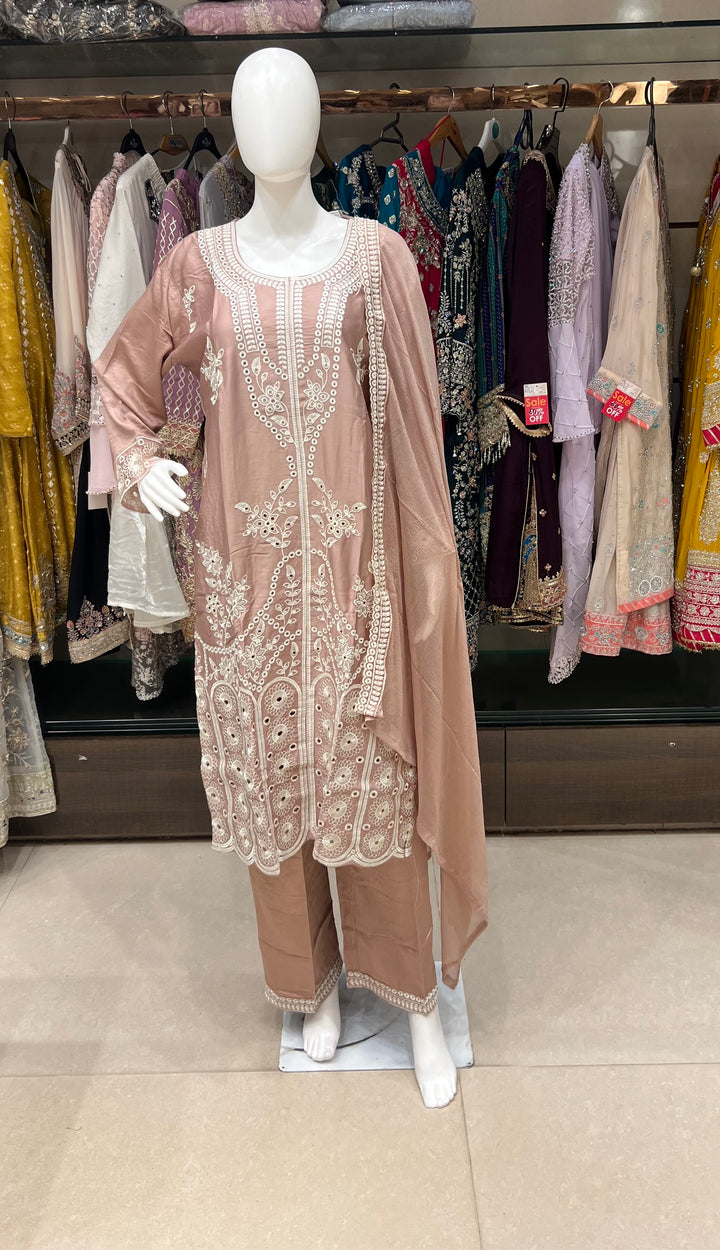 WORK DESIGNER EMBROIDERED SUIT - IKFB02
