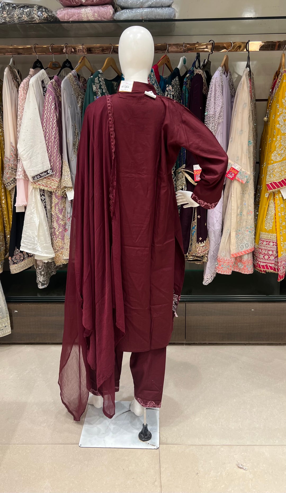 WORK DESIGNER EMBROIDERED SUIT - IKFB04