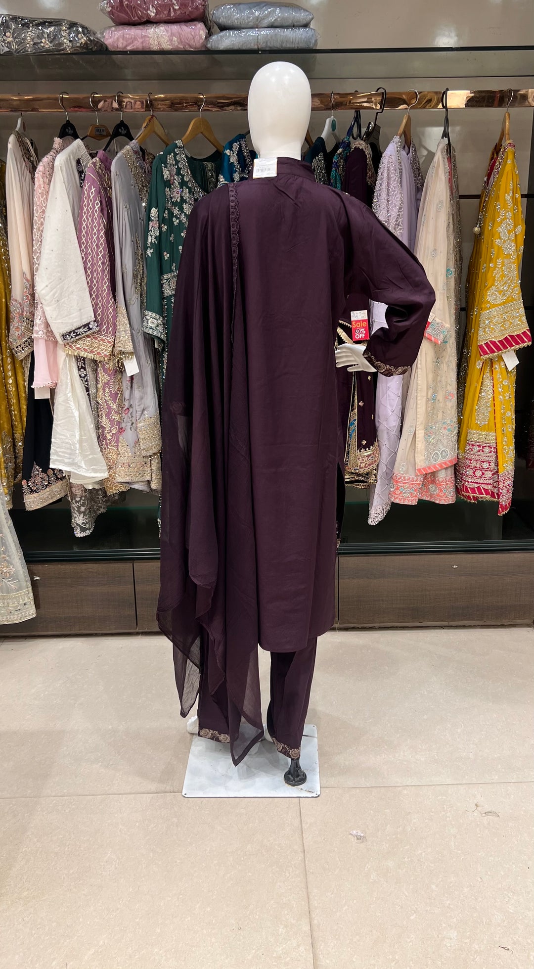 WORK DESIGNER EMBROIDERED SUIT - IKFB04