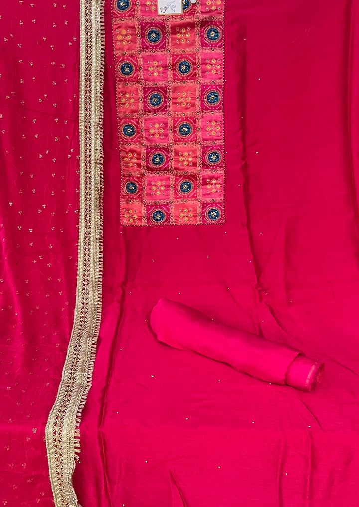 DESIGNER UNSTITCHED DRESS MATERIAL - BTA066