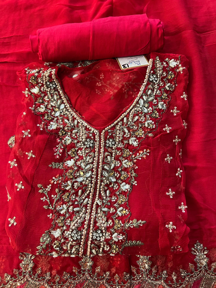 DESIGNER UNSTITCHED DRESS MATERIAL - NMIK13