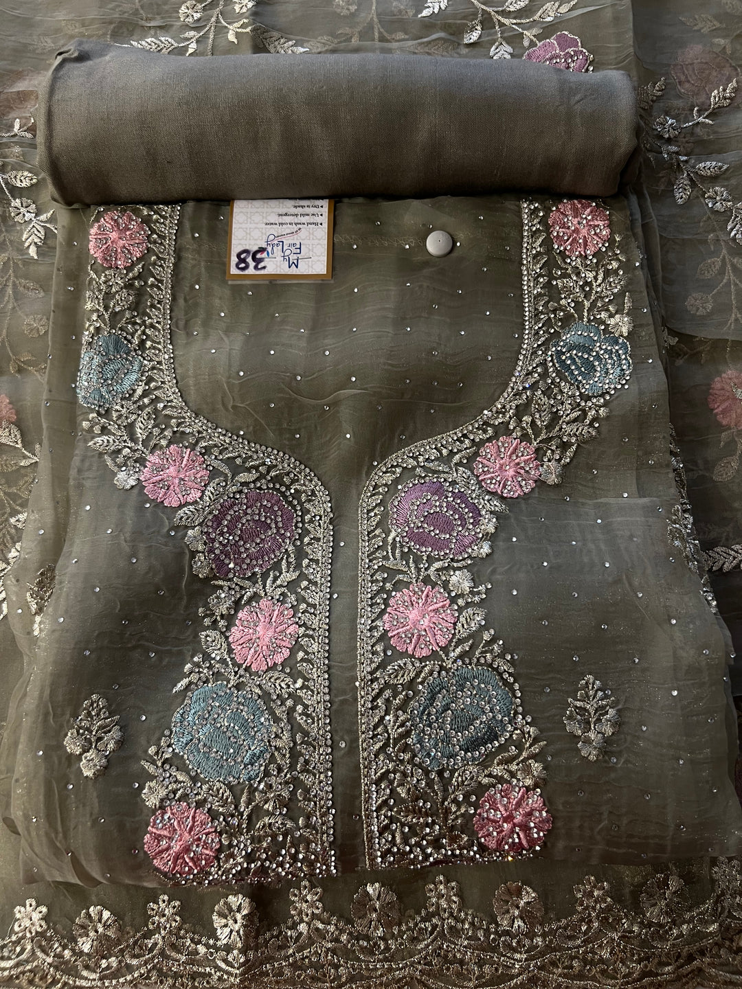 DESIGNER UNSTITCHED DRESS MATERIAL - BTA038