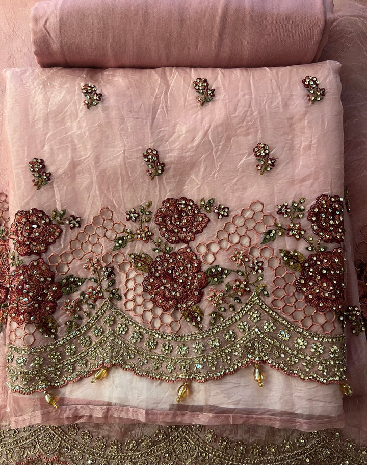 DESIGNER UNSTITCHED DRESS MATERIAL - BTA024