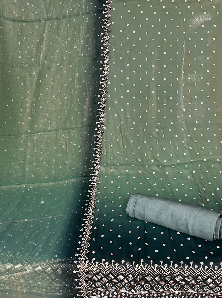 DESIGNER UNSTITCHED DRESS MATERIAL - BTA016