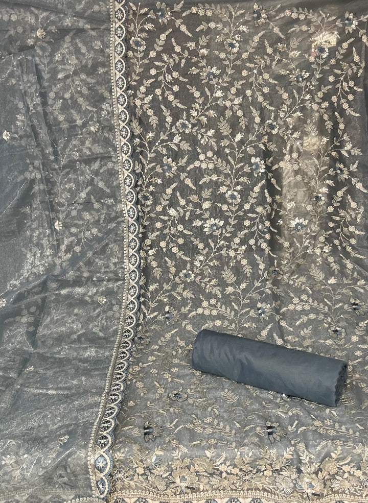 DESIGNER UNSTITCHED DRESS MATERIAL - INNA03