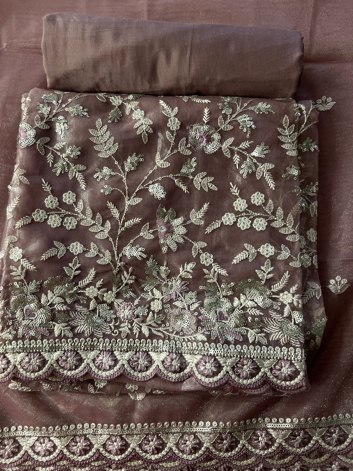 DESIGNER UNSTITCHED DRESS MATERIAL - INNA03