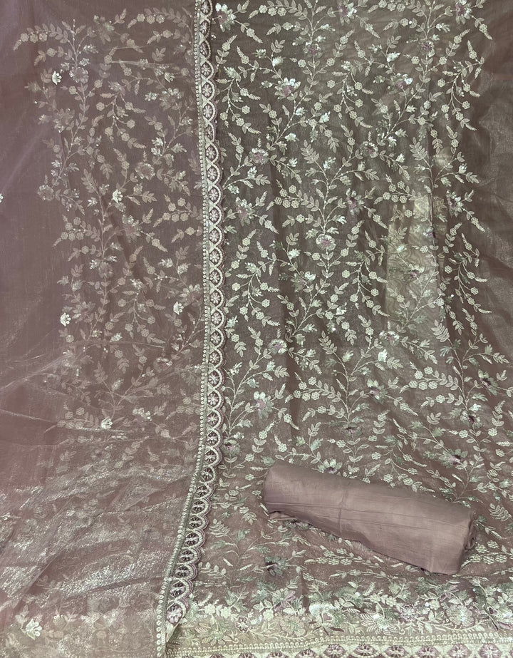 DESIGNER UNSTITCHED DRESS MATERIAL - INNA03