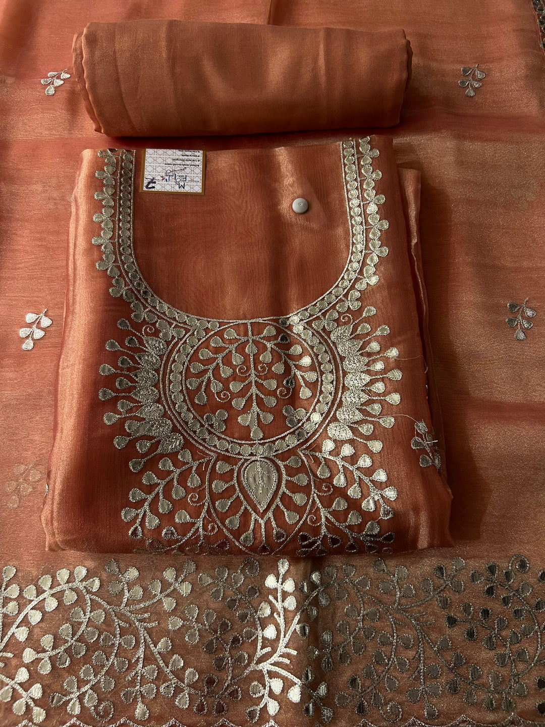 DESIGNER UNSTITCHED DRESS MATERIAL - BTZA07