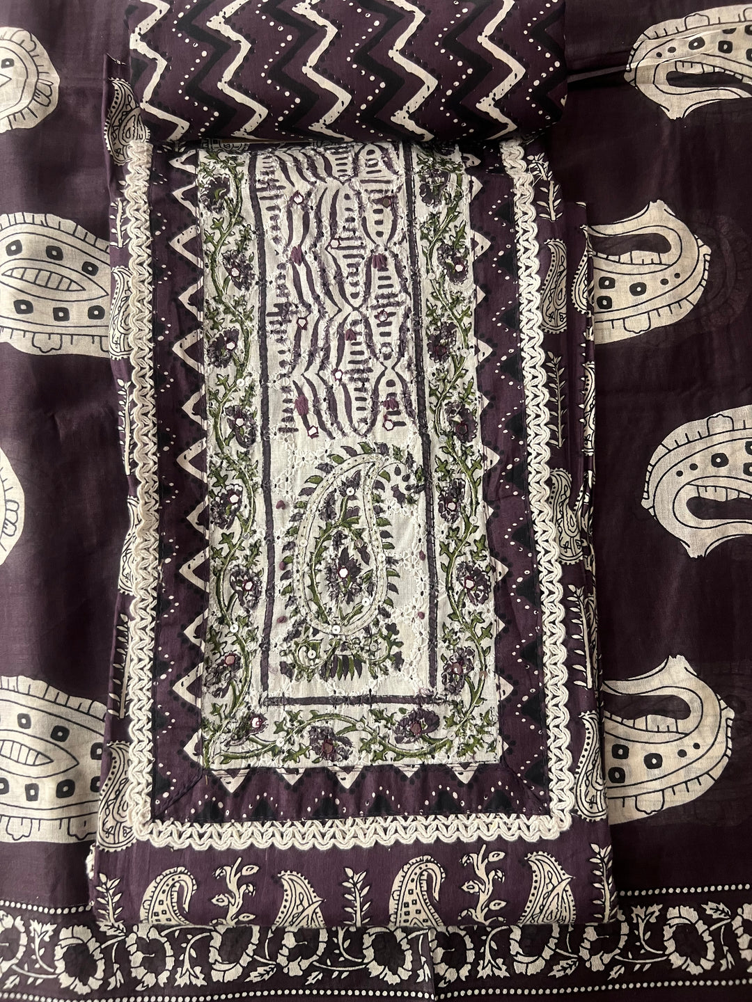 DESIGNER UNSTITCHED DRESS MATERIAL - BTMF39