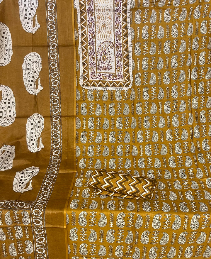 DESIGNER UNSTITCHED DRESS MATERIAL - BTMF39