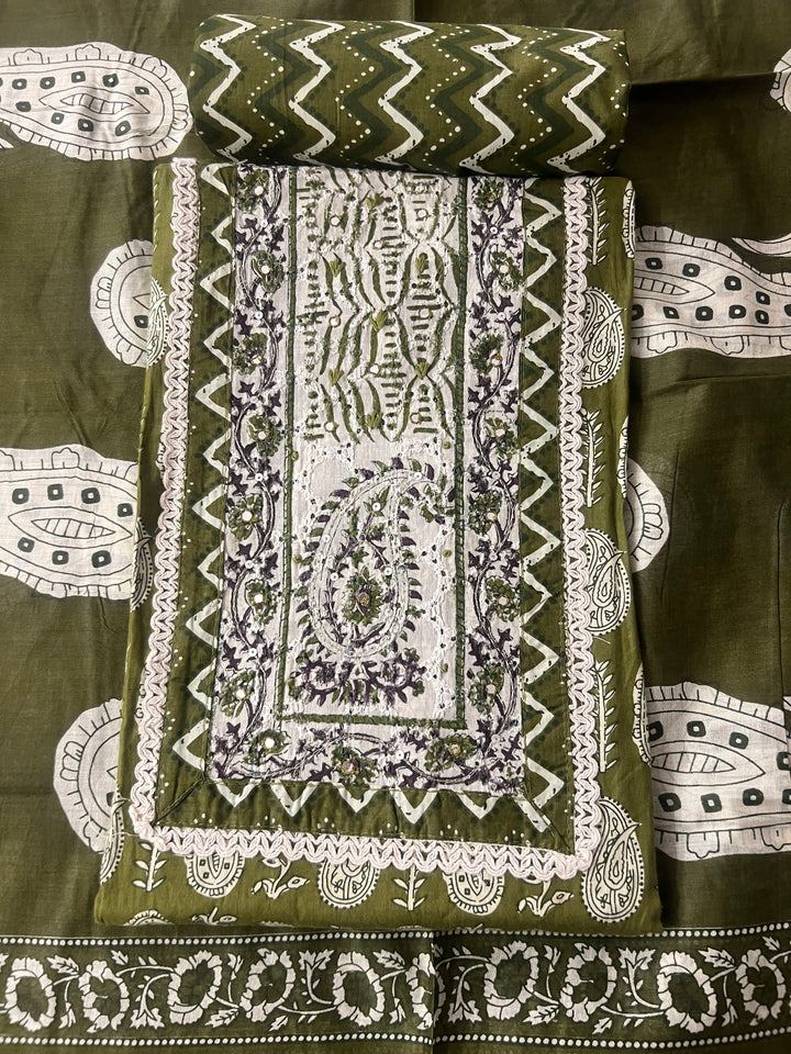 DESIGNER UNSTITCHED DRESS MATERIAL - BTMF39