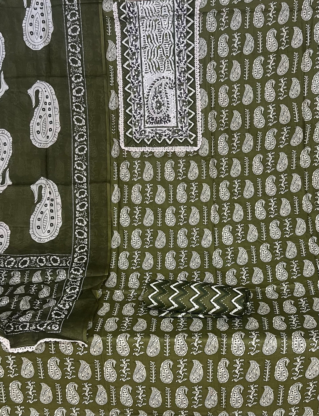 DESIGNER UNSTITCHED DRESS MATERIAL - BTMF39