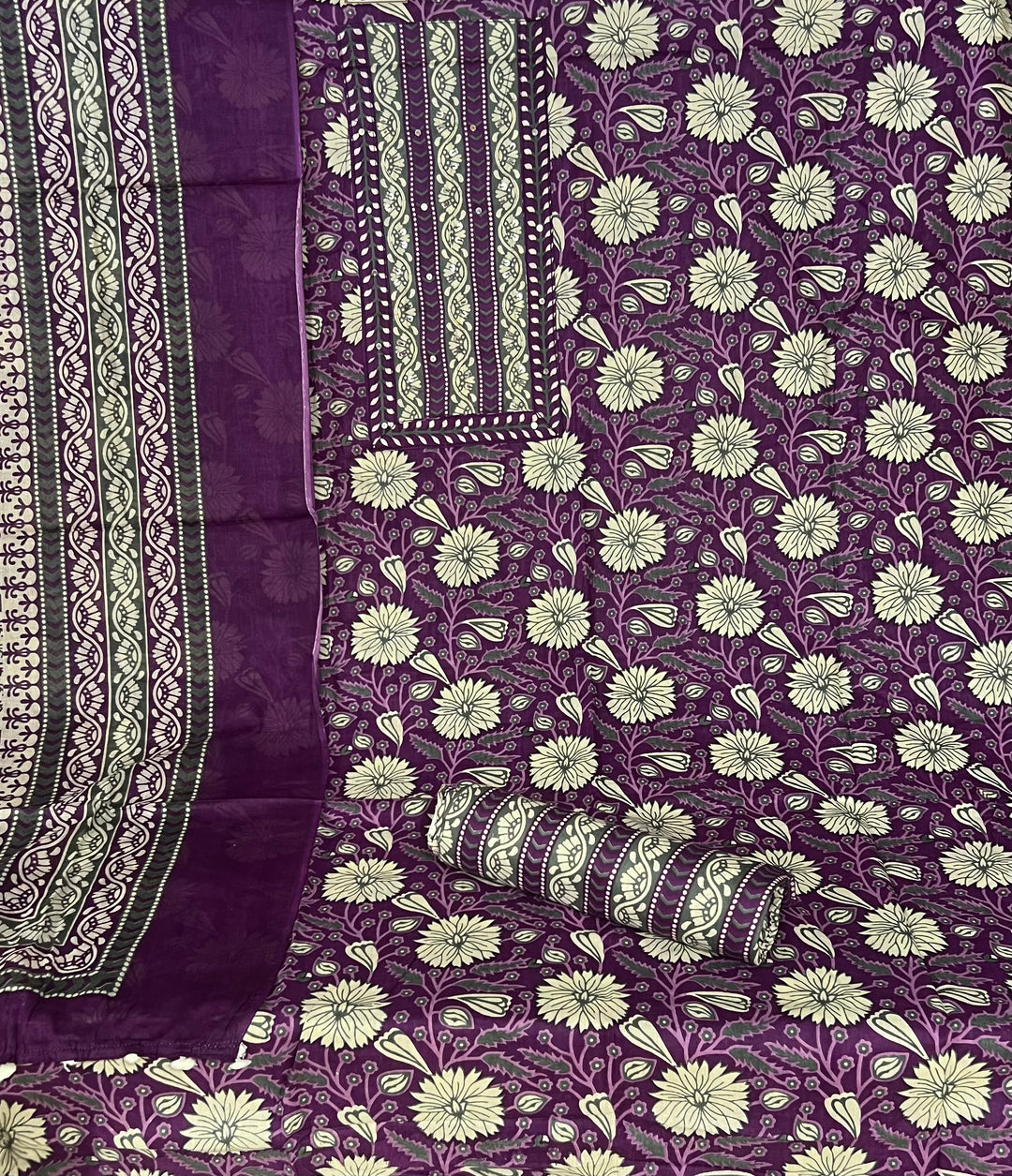 DESIGNER UNSTITCHED DRESS MATERIAL - BTMF26