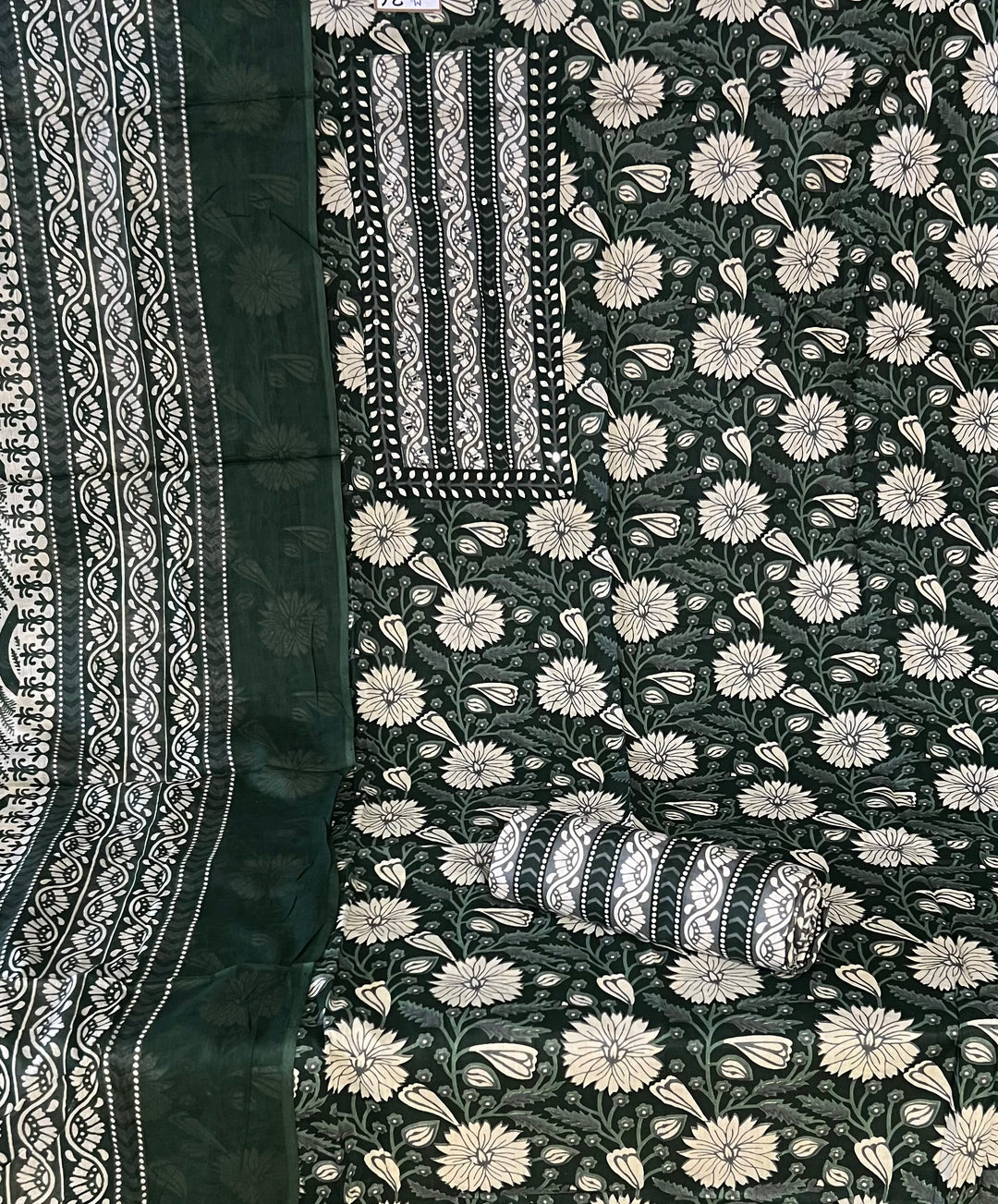 DESIGNER UNSTITCHED DRESS MATERIAL - BTMF26