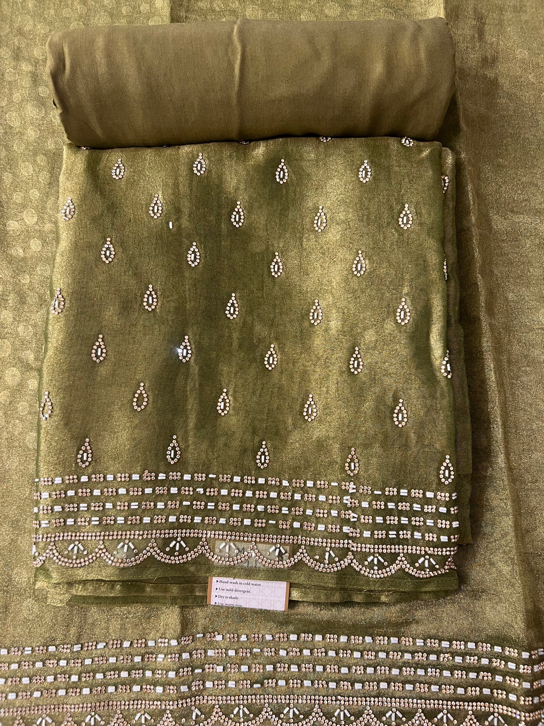 DESIGNER UNSTITCHED DRESS MATERIAL - IKEJ28