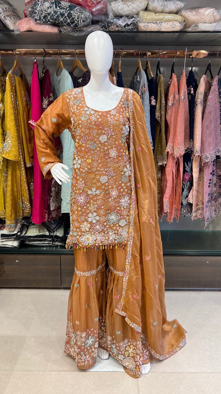 PARI DESIGNER SEQUENCE/PULSE WORK GHARARA - AAF05