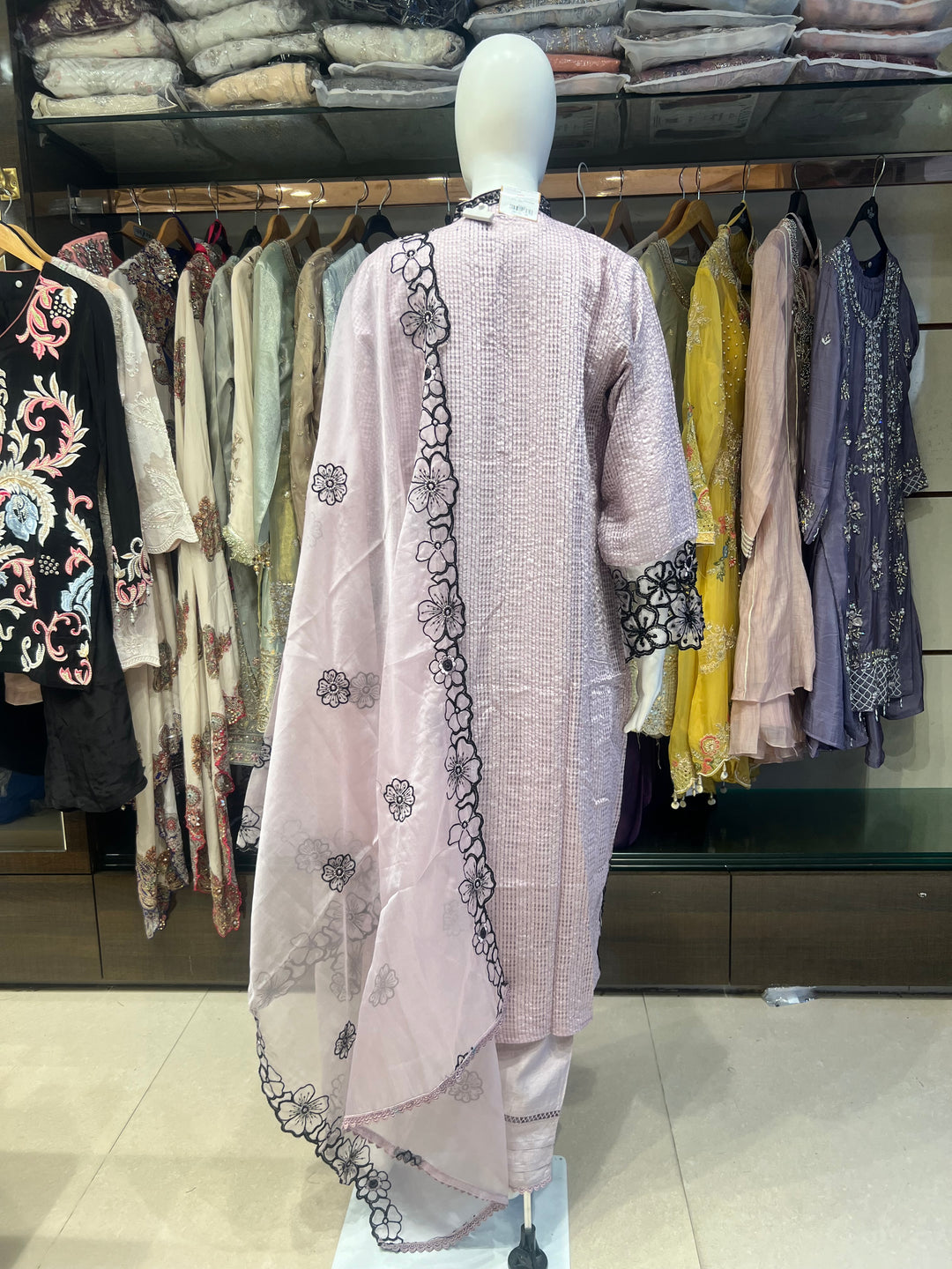 QAMAR ELITE FESTIVE  ETHNICDESIGNER SUIT -IKNE02