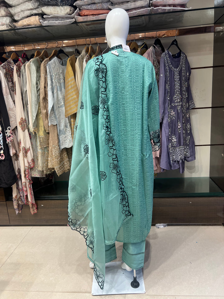 QAMAR ELITE FESTIVE  ETHNICDESIGNER SUIT -IKNE02