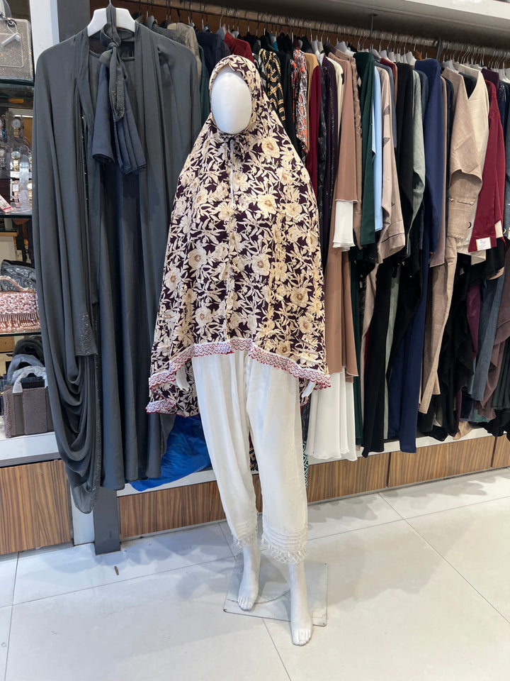 UMRAH EHRAAM PRAYER NAMAZ HIJAAB-{PRINTED}-PD02