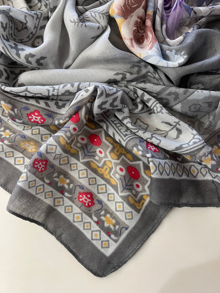 SHAMA COTTON PRINTED HIJABS (1.75M*0.5) - BTZ11