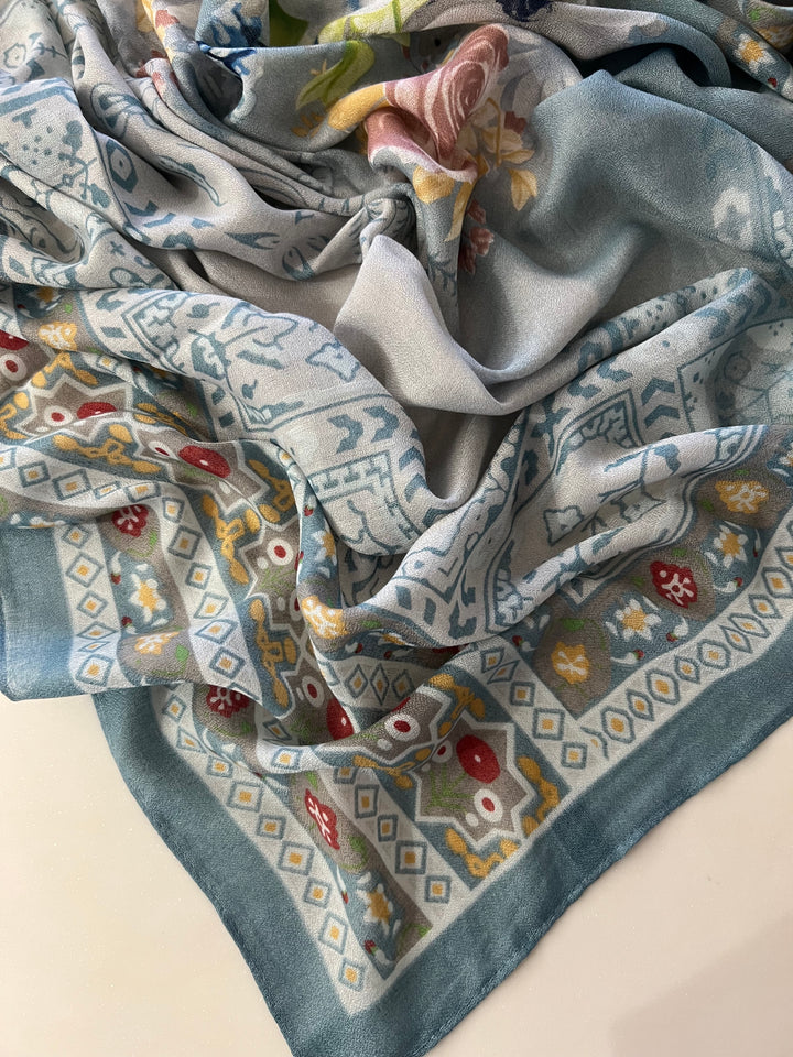 SHAMA COTTON PRINTED HIJABS (1.75M*0.5) - BTZ11