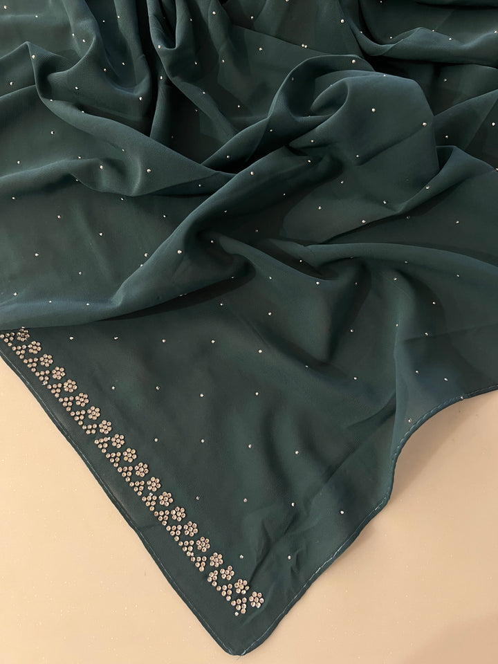 ANAYA FANCY STONE WORK HIJABS (1.75M*0.5M) - BTZ04