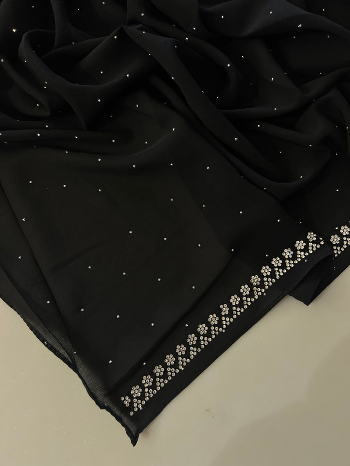 ANAYA FANCY STONE WORK HIJABS (1.75M*0.5M) - BTZ04