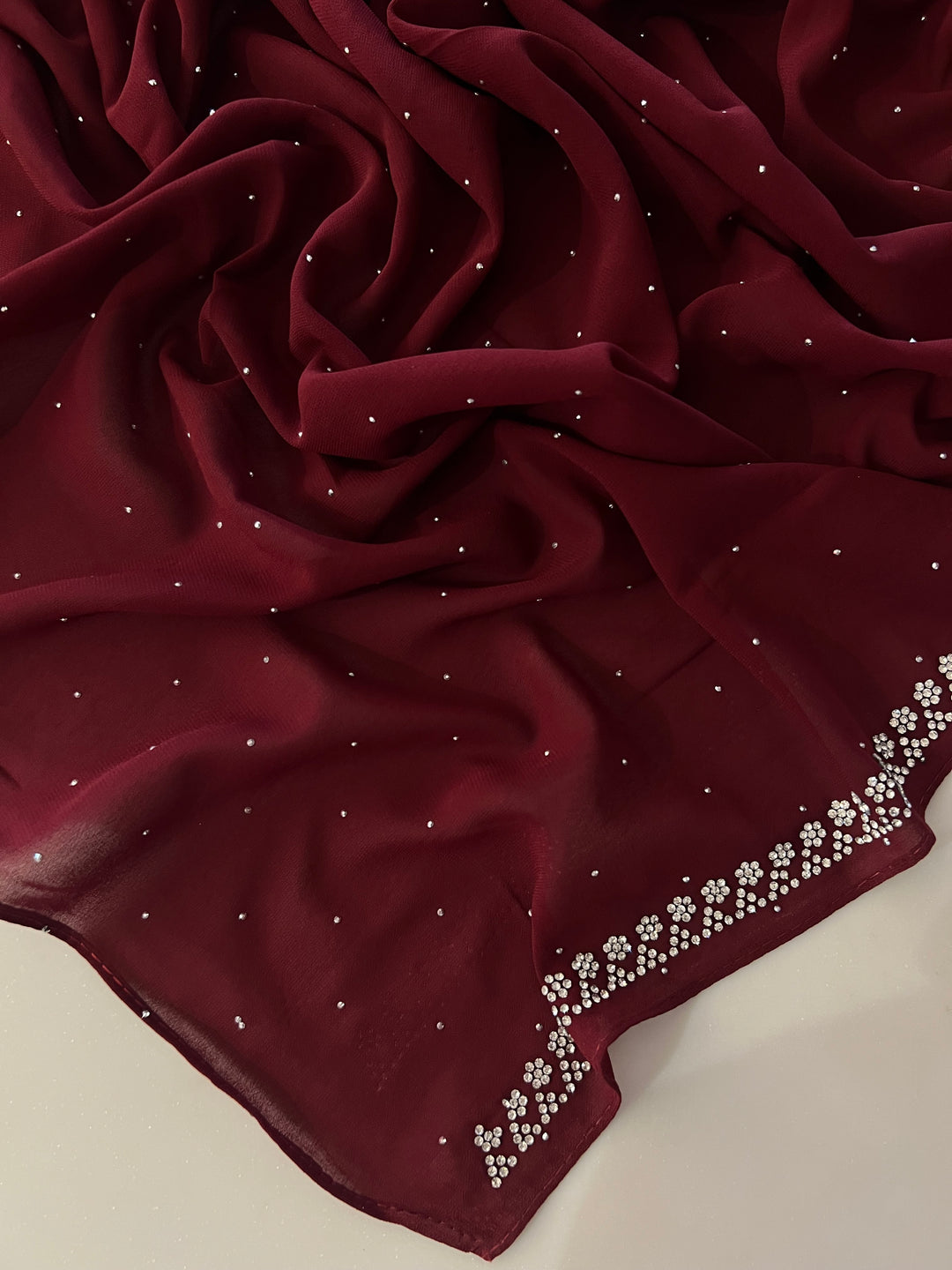 ANAYA FANCY STONE WORK HIJABS (1.75M*0.5M) - BTZ04