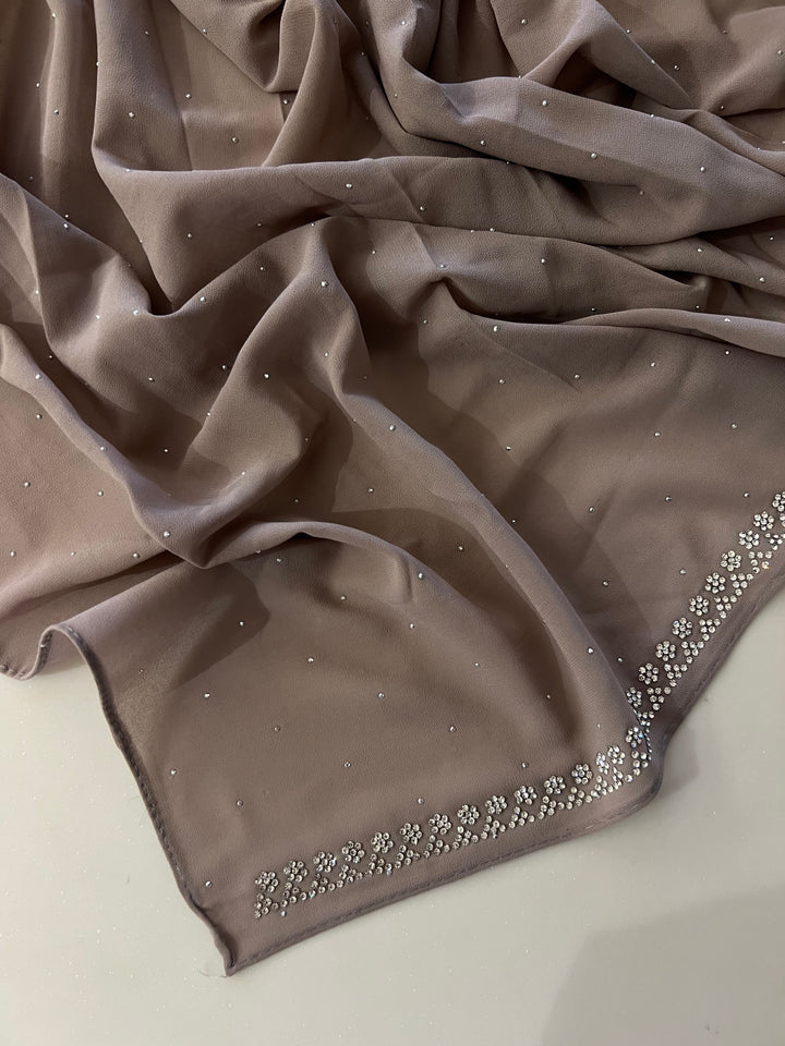 ANAYA FANCY STONE WORK HIJABS (1.75M*0.5M) - BTZ04