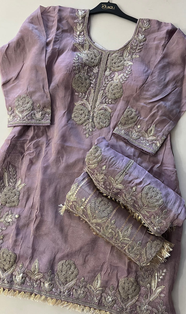 ZARI WORK DESIGNER SUIT - IKEJ38