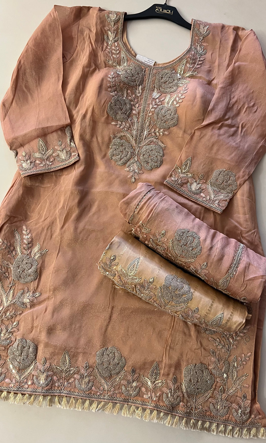 ZARI WORK DESIGNER SUIT - IKEJ38