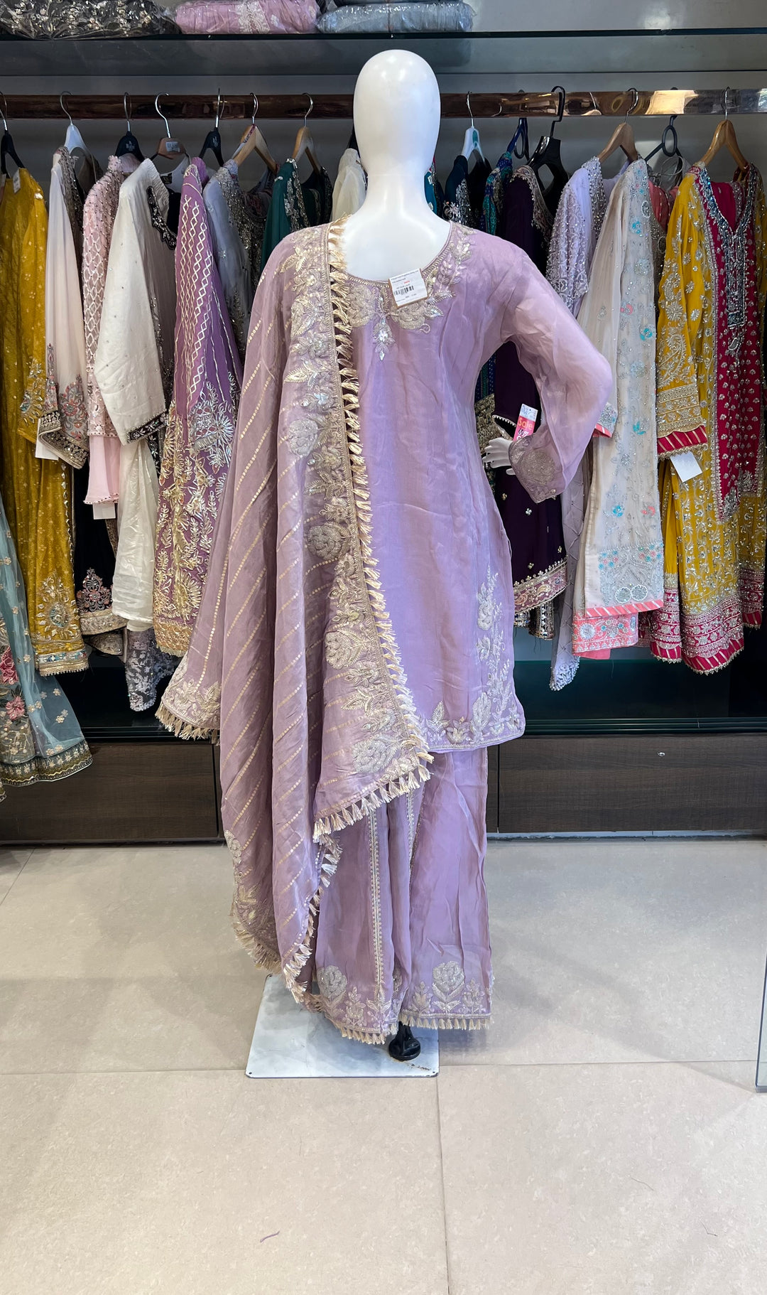 ZARI WORK DESIGNER SUIT - IKEJ38