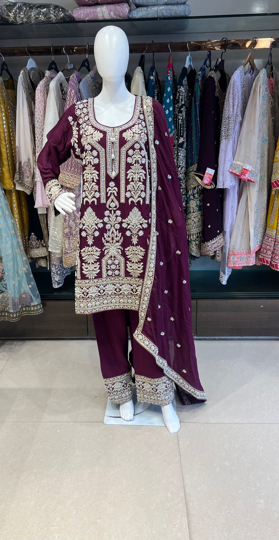 FARSHI SHALWAR DESIGN - IKEJ37