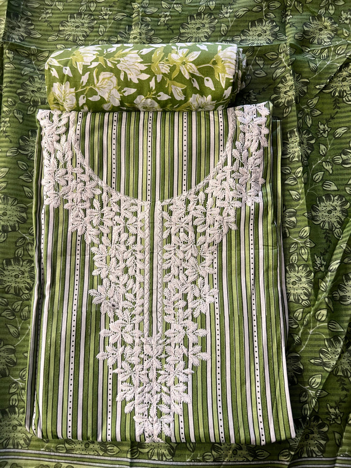 THREAD  WORK DESIGNER DRESS METERIAL - IKMM24