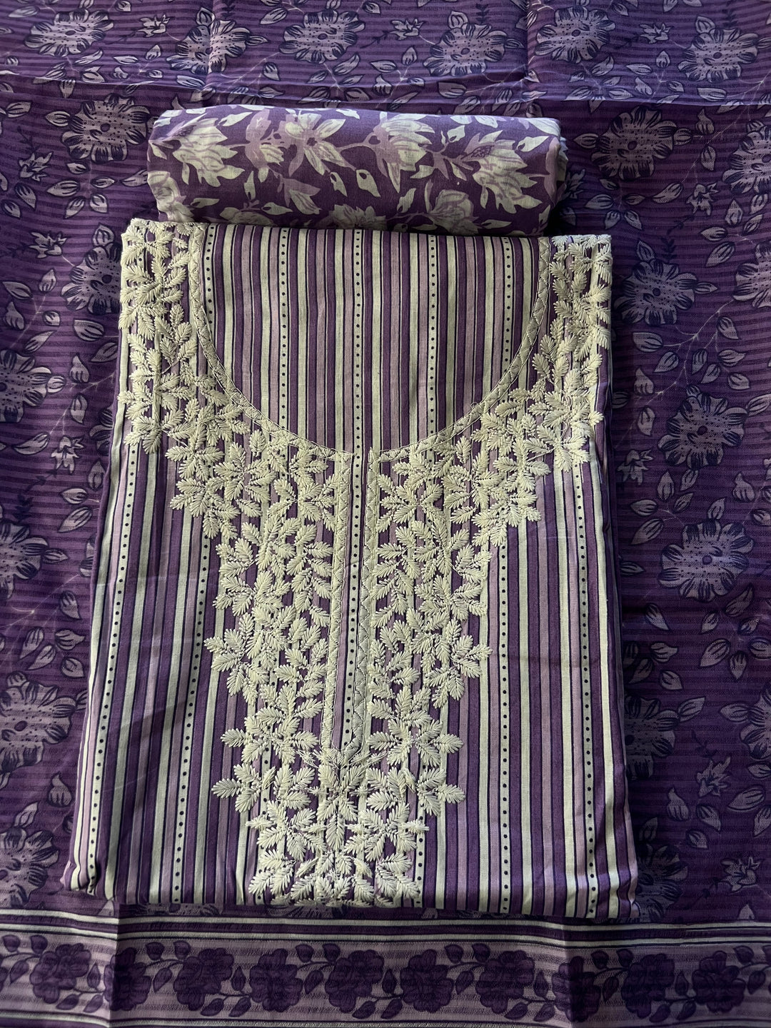 THREAD  WORK DESIGNER DRESS METERIAL - IKMM24
