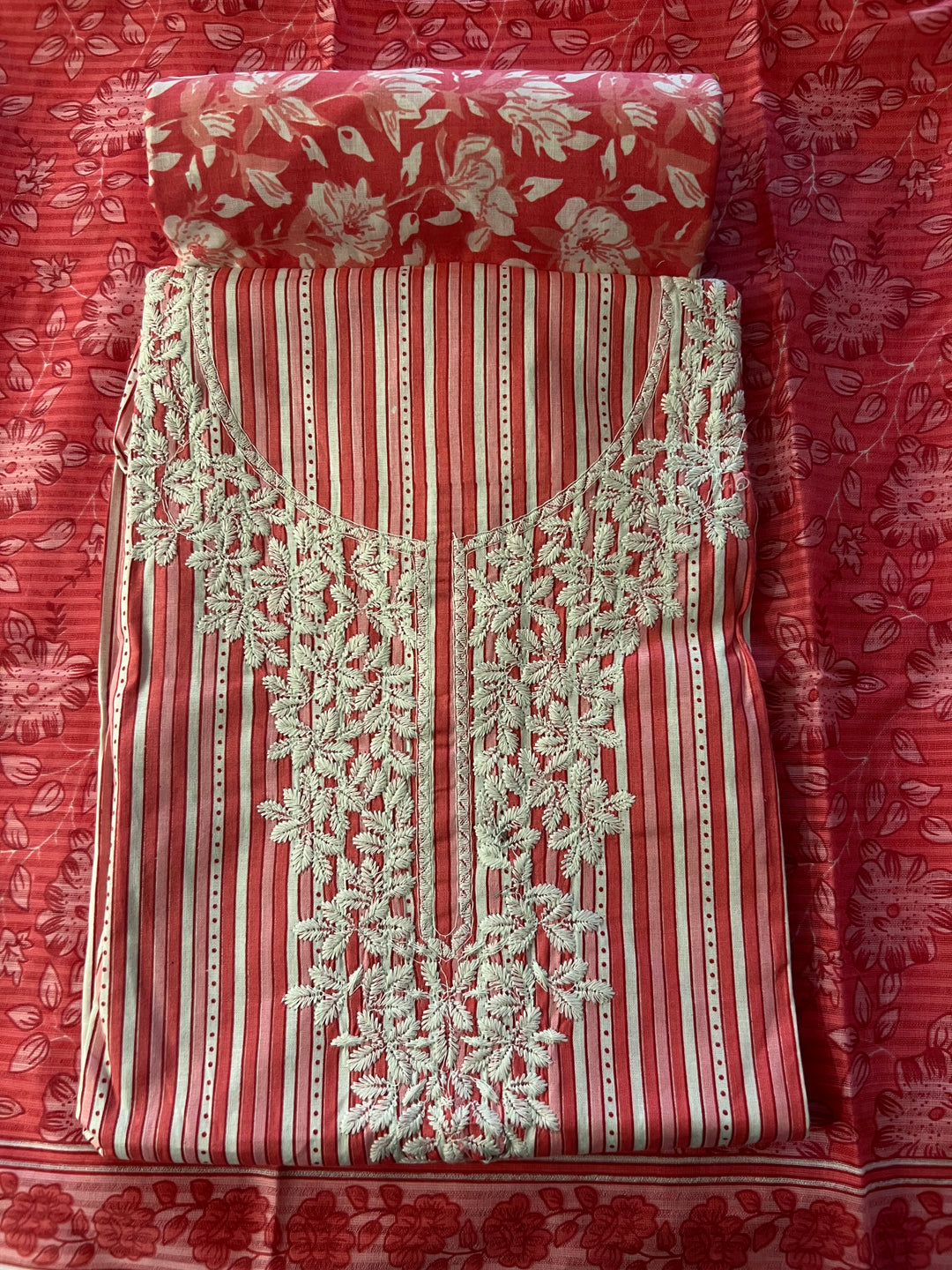 THREAD  WORK DESIGNER DRESS METERIAL - IKMM24