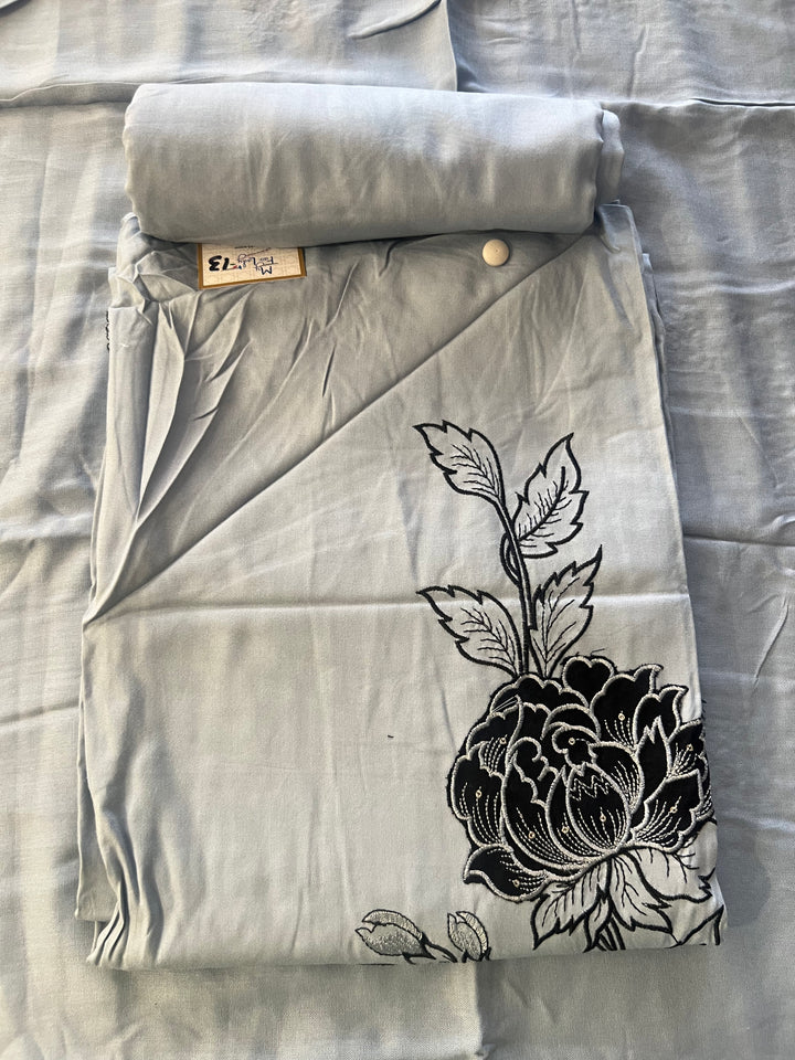 DESIGNER UNSTITCHED DRESS MATERIAL-MZE13