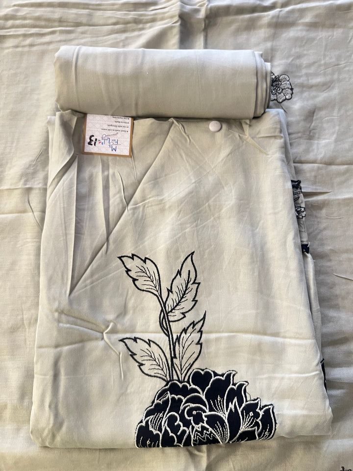 DESIGNER UNSTITCHED DRESS MATERIAL-MZE13