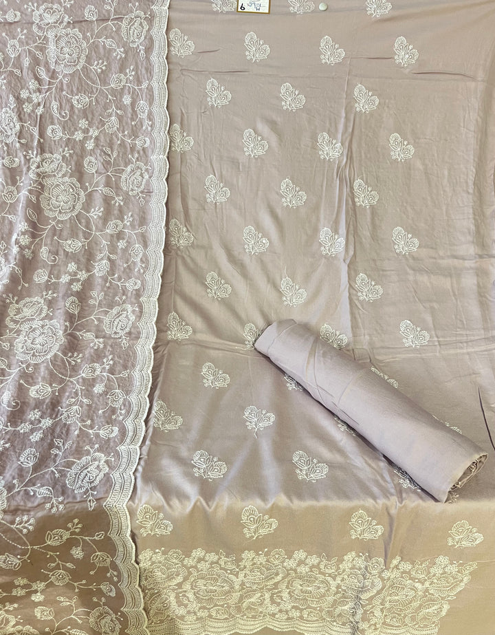 DESIGNER UNSTITCHED DRESS MATERIAL-MZE09