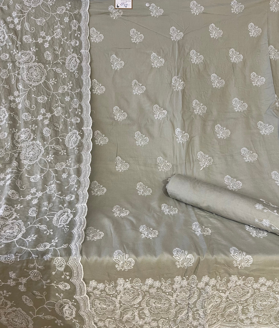 DESIGNER UNSTITCHED DRESS MATERIAL-MZE09