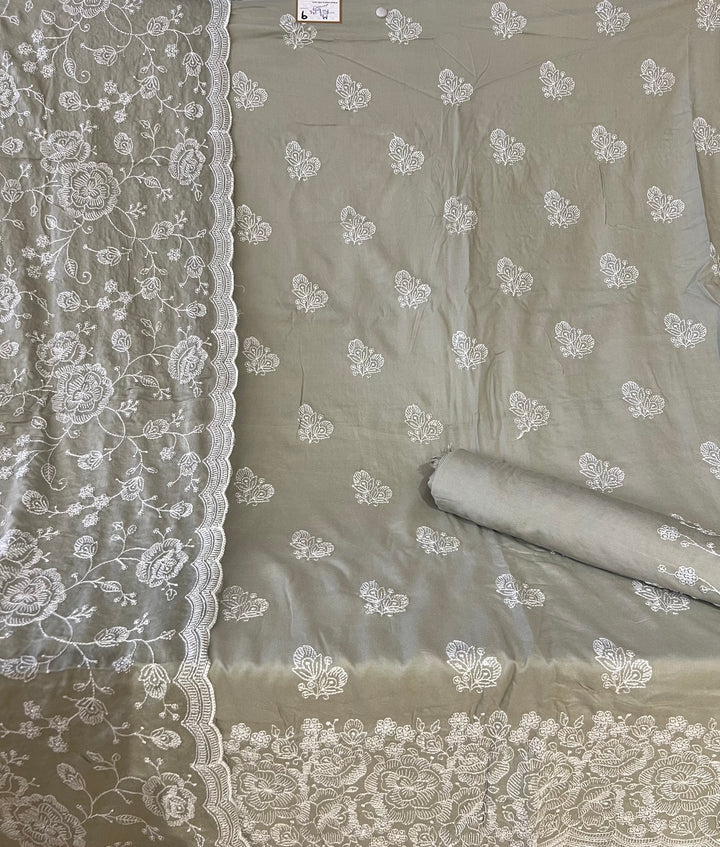 DESIGNER UNSTITCHED DRESS MATERIAL-MZE09